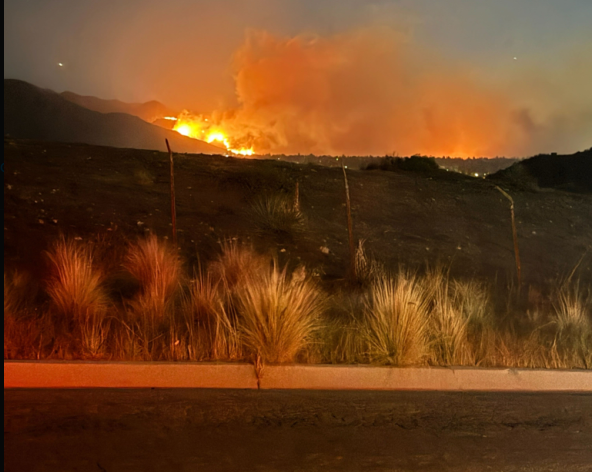 The Eaton Fire ravages over parts of the San Gabriel Valley, causing students to handle the situation in different ways. (Photo Credit: Grace Jeon)