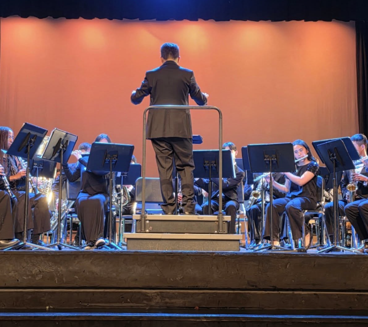 Instrumental Music Finishes End Of Year Concert in Spite of Tough Conditions