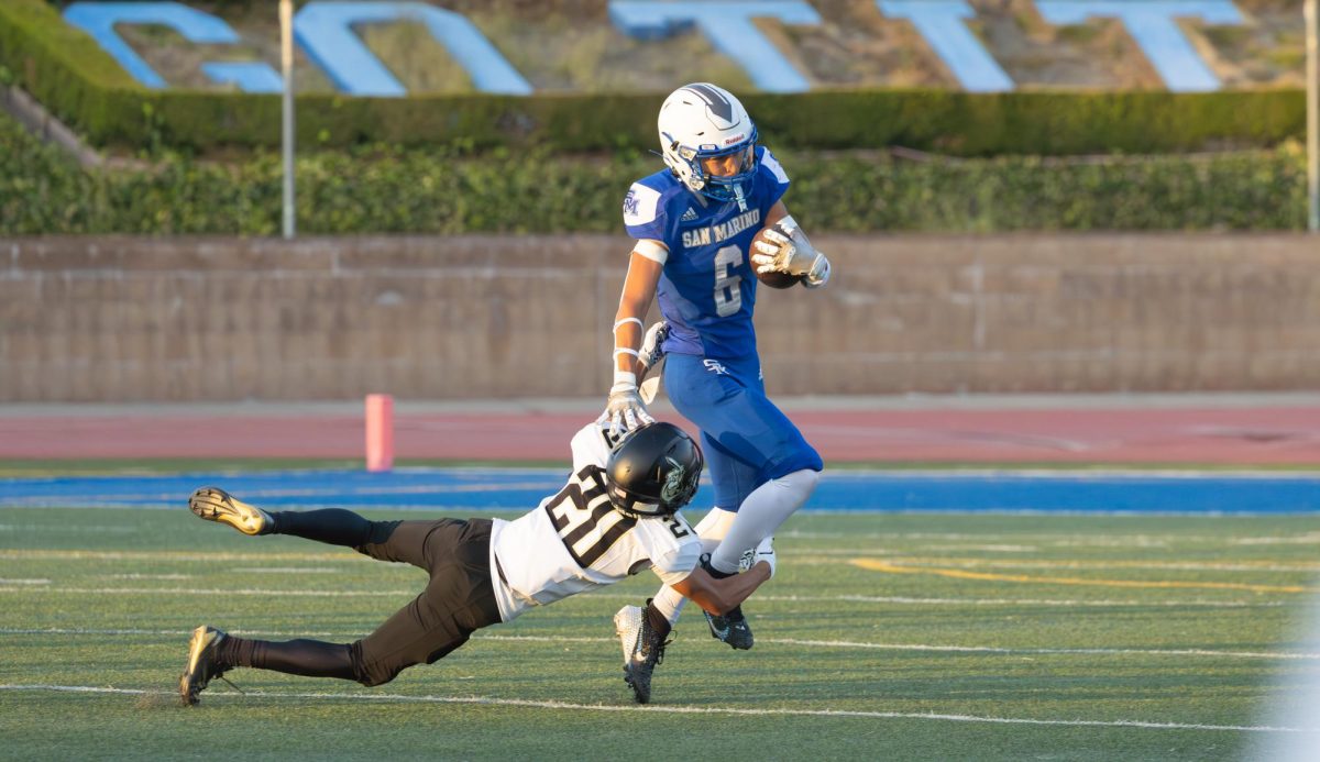 Blue and White Football Game Ends in Tough Loss to Heritage Christian