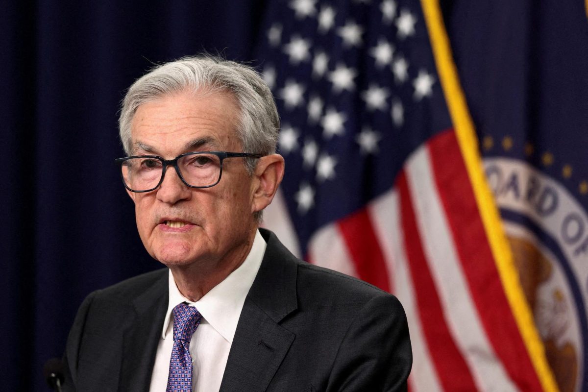 U.S. Federal Reserve Chair Jerome Powell holds a press conference following a two-day meeting of the Federal Open Market Committee (FOMC), at the U.S. Federal Reserve in Washington, D.C., U.S., December 10, 2025. REUTERS/Kevin Lamarque